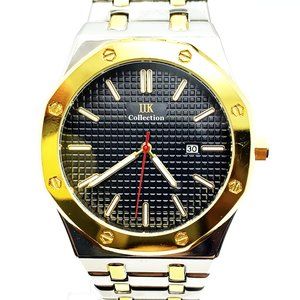 Luxury Quartz Men's Fashion Watch Black Dial